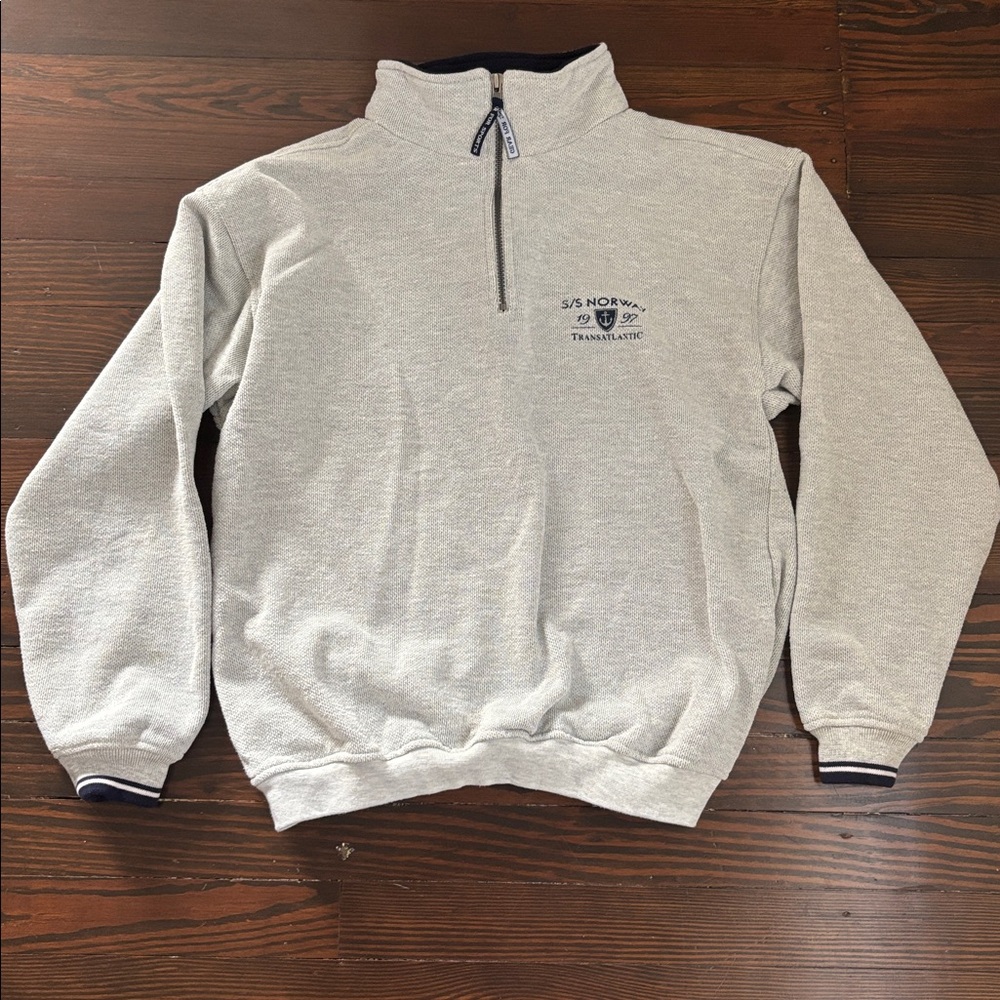 SS Norway Norwegian Cruise Line NCL Transatlantic 1997 Pullover Sweatshirt